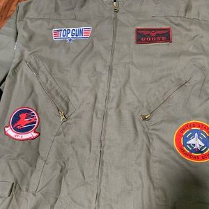 Top Gun Men’s Halloween 🎃 costume size Xl -2XL one piece full zip